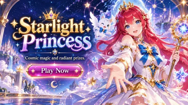 Starlight Princess slotunun banneri